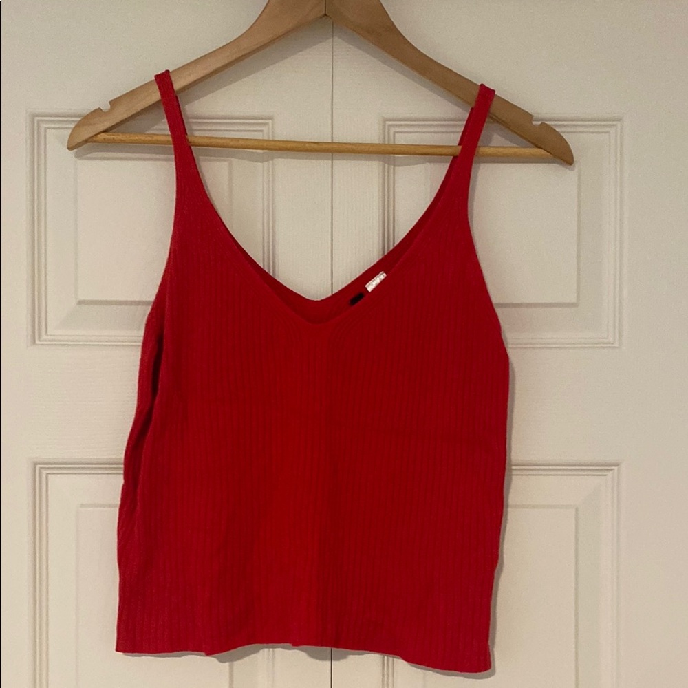 H&M Red knit Camisole
